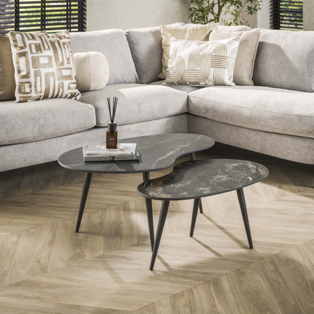 Salontafel Fossil niervormig set/2 - Afbeelding 2