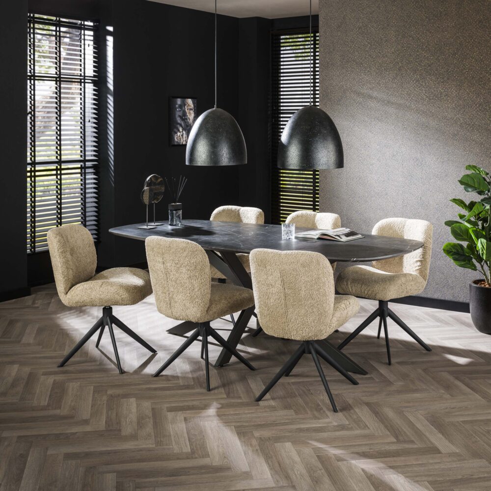 Eettafel Onyx Cross 215