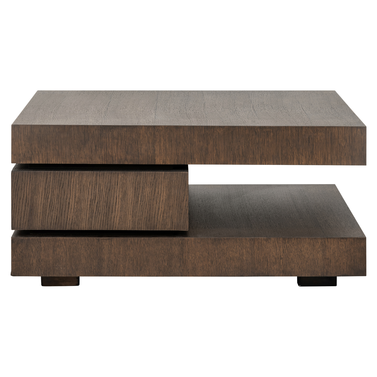 Salontafel Oakura brown 90x90 - Afbeelding 2