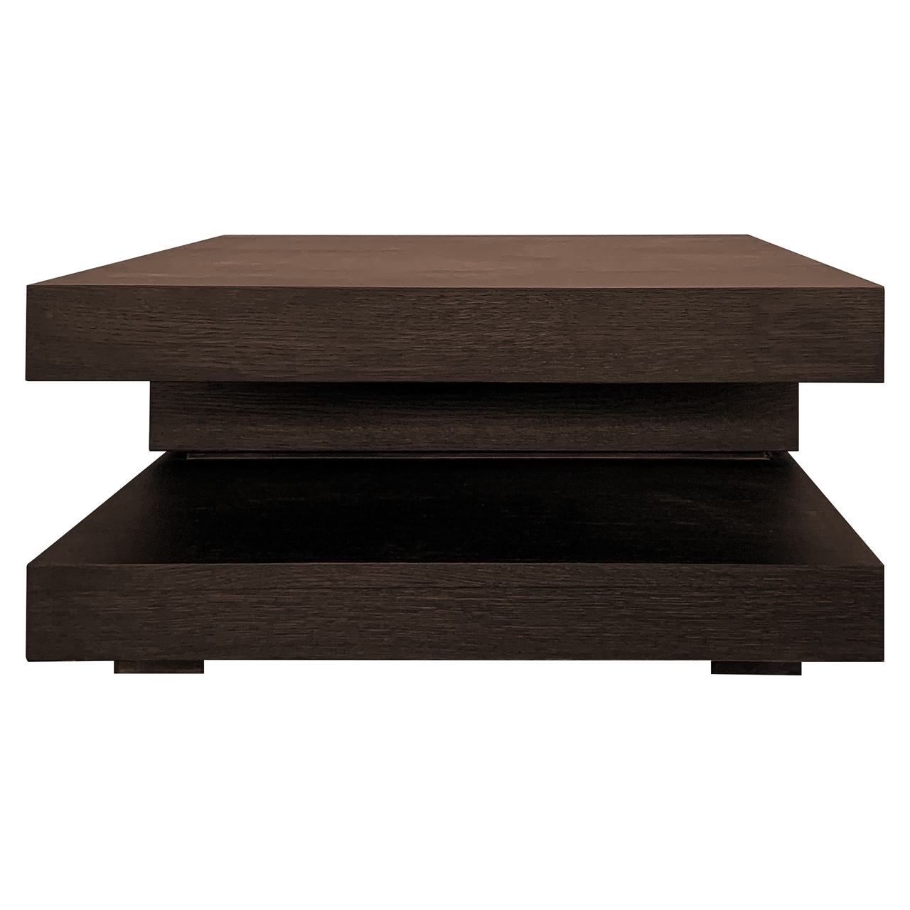 Salontafel Oakura brown 90x90 - Afbeelding 5