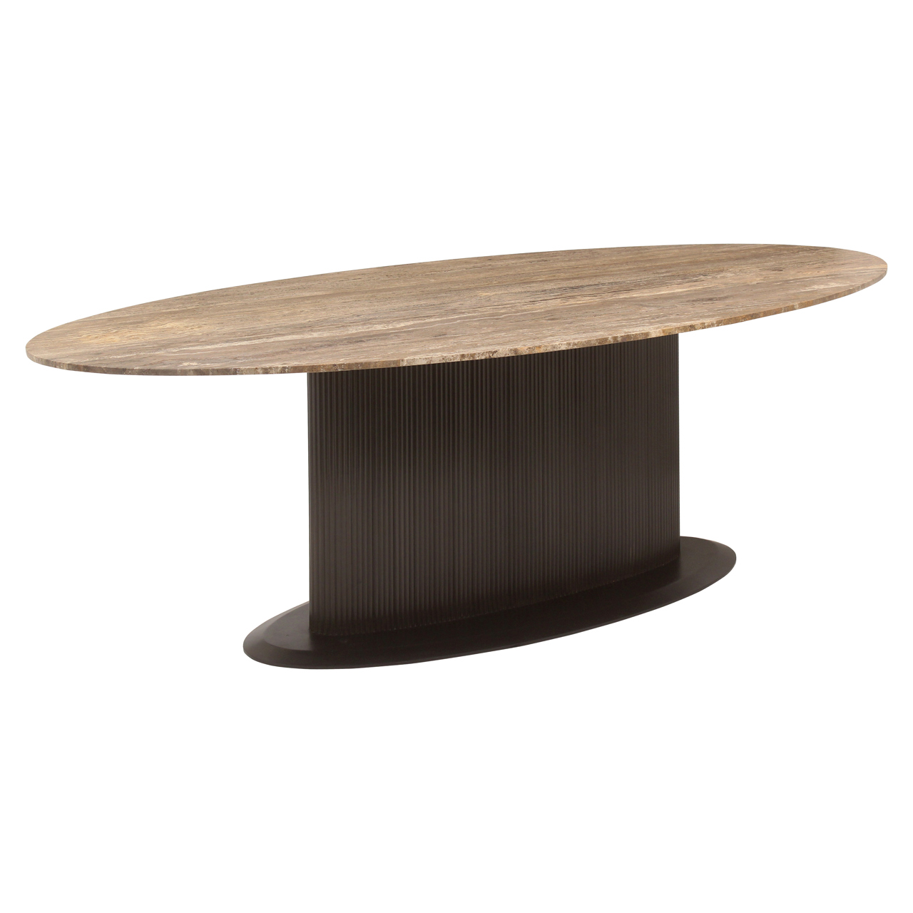 Eetkamertafel Russo ash ovaal bruin 235 cm