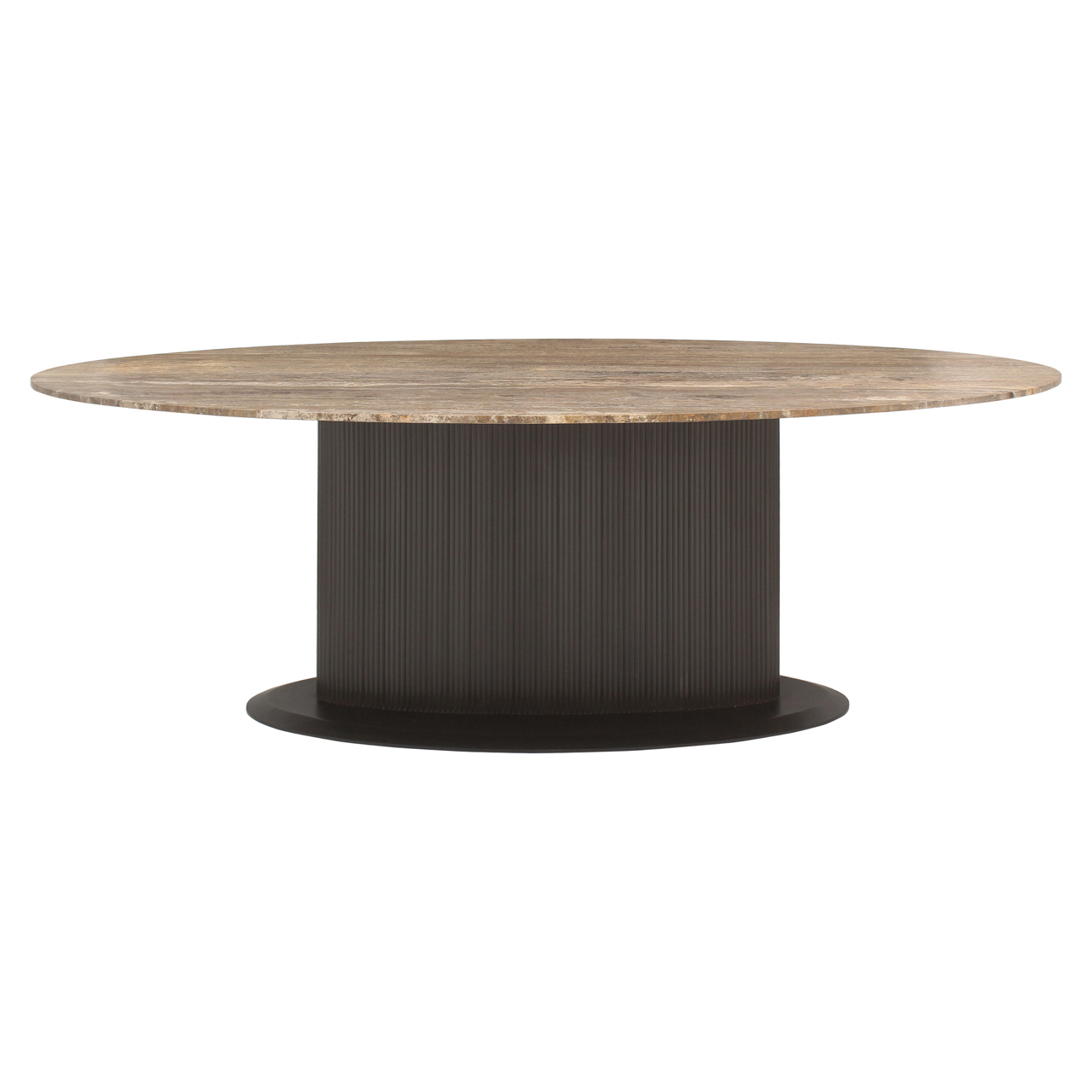 Eetkamertafel Russo ash ovaal bruin 235 cm - Afbeelding 2