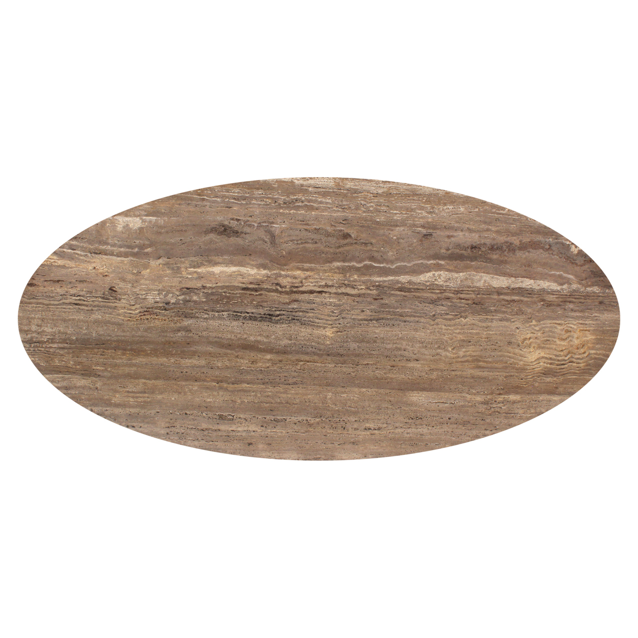 Eetkamertafel Russo ash ovaal bruin 235 cm - Afbeelding 4
