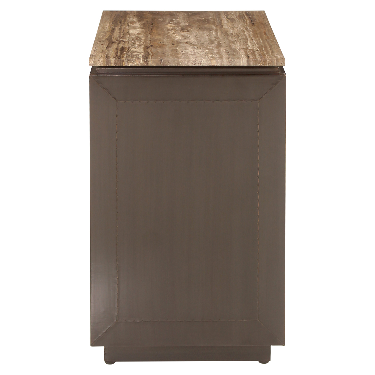 Nachtkastje Russo ash 3-drawers bruin - Afbeelding 4