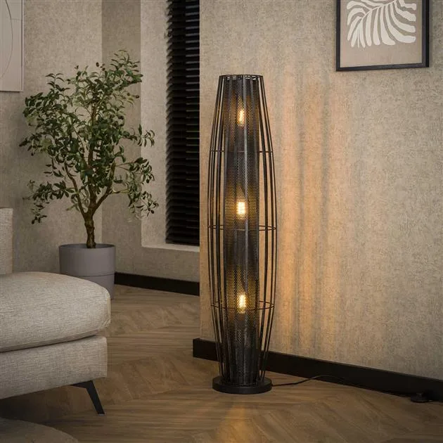 Vloerlamp Cylinder Mesh 3L 120 - Afbeelding 6