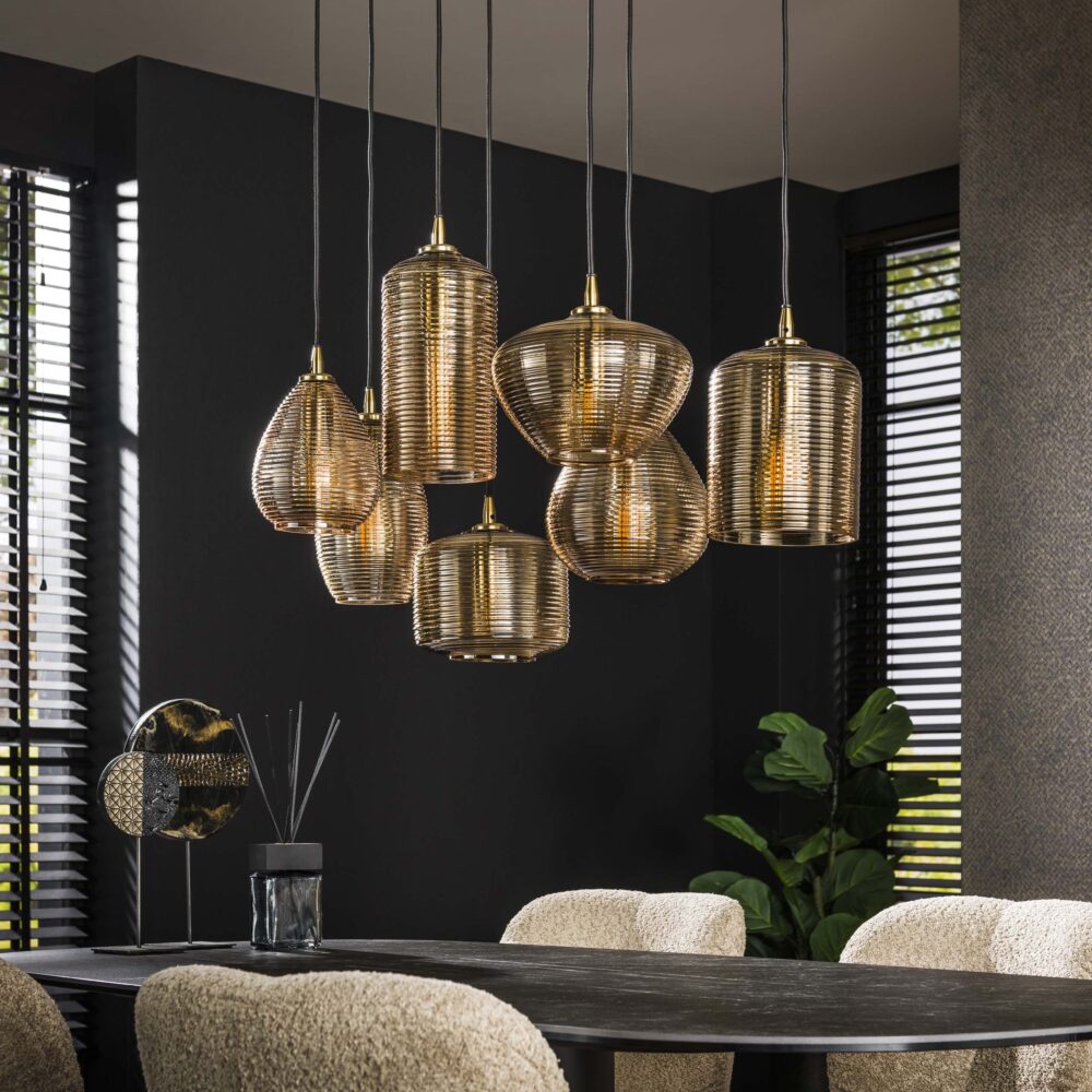 Hanglamp Stripe Horizontal 4+3L - Afbeelding 2