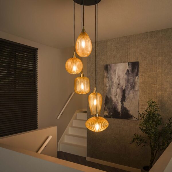 7079_39A_1 Hanglamp V-Shape 5L
