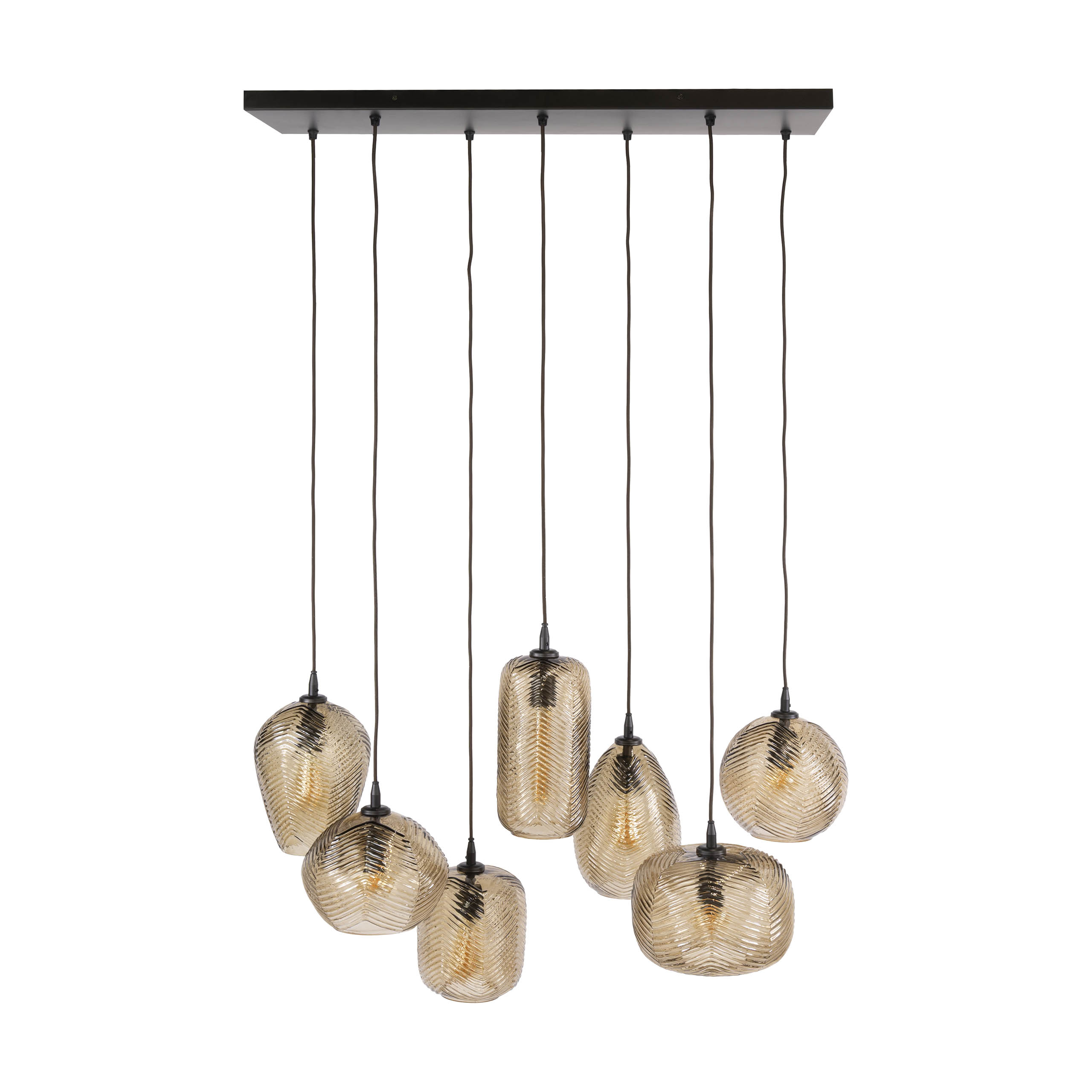 Hanglamp Chevron 4+3L - Afbeelding 5