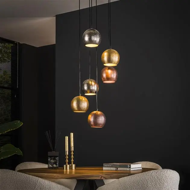 Hanglamp Bol Metal 6L - Afbeelding 4