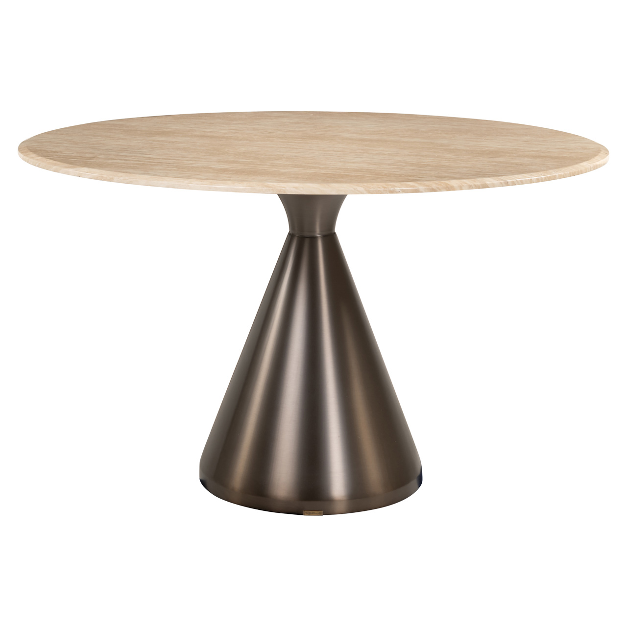 Eetkamertafel Montgommery beige Ø130 cm