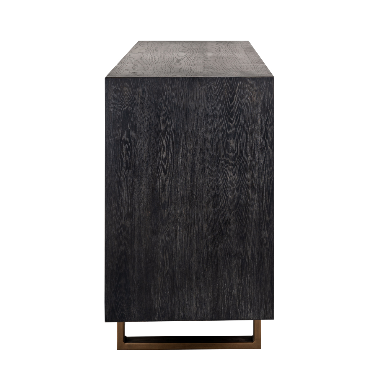 Dressoir Hunter rustic zwart - Afbeelding 2