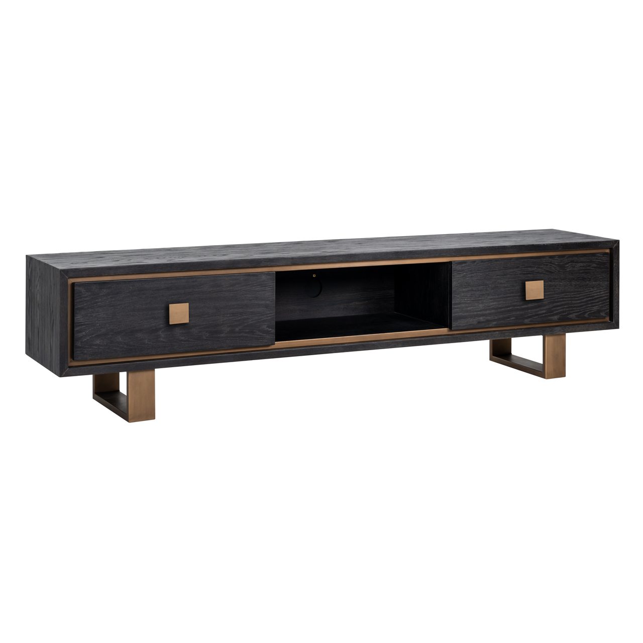 TV-meubel Hunter rustic zwart