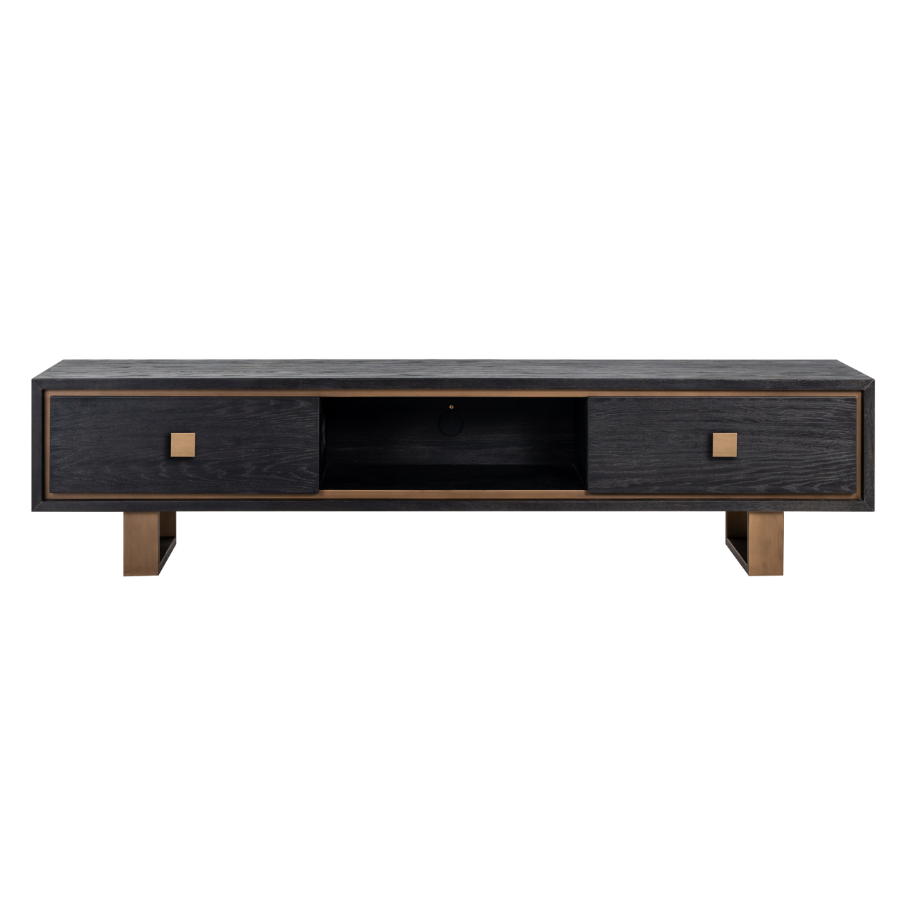 TV-meubel Hunter rustic zwart - Afbeelding 4