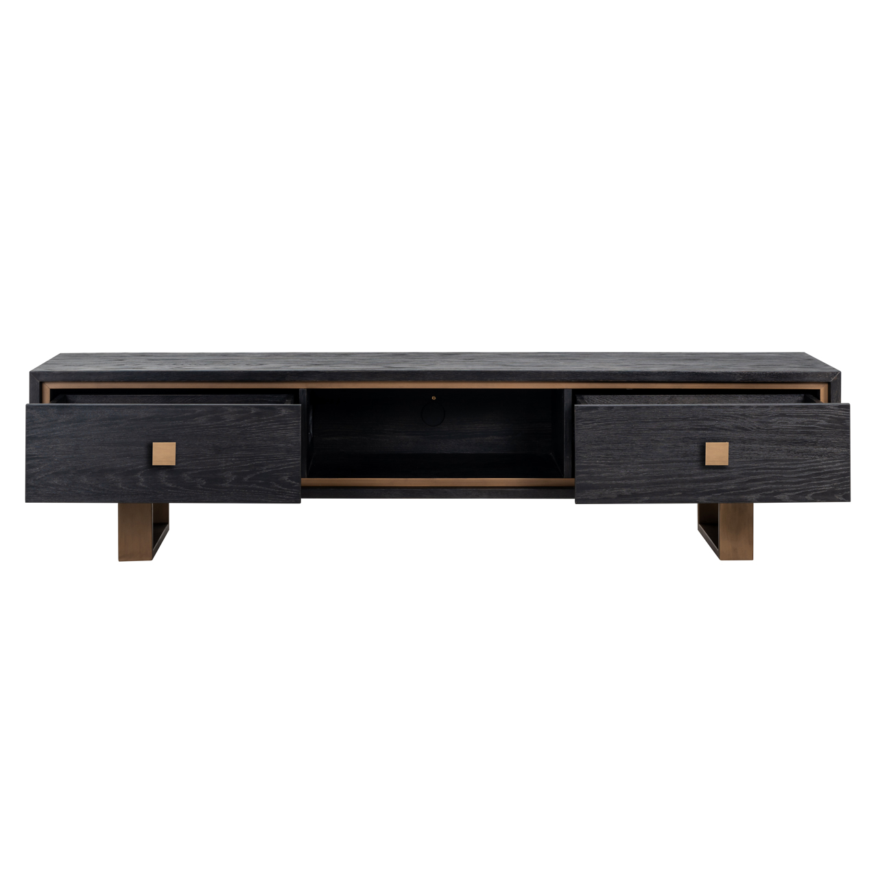 TV-meubel Hunter rustic zwart - Afbeelding 5