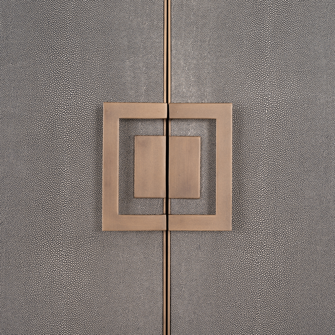 Opbergkast Bloomville shagreen messing - Afbeelding 5