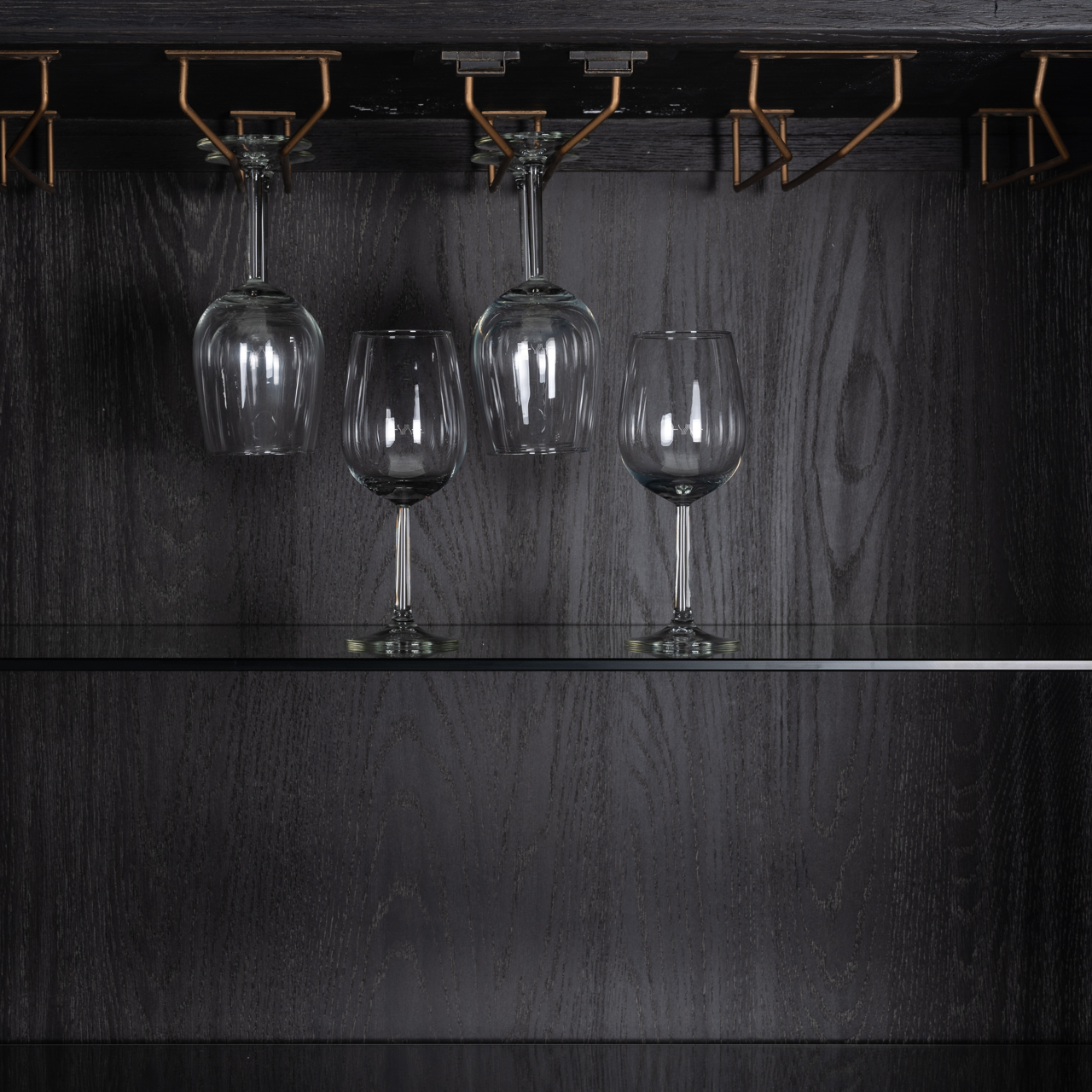 Opbergkast Bloomville shagreen messing - Afbeelding 8