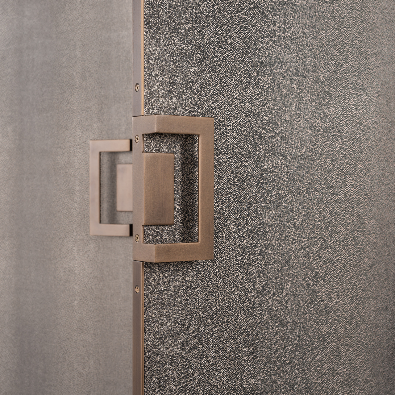 Opbergkast Bloomville shagreen messing - Afbeelding 9