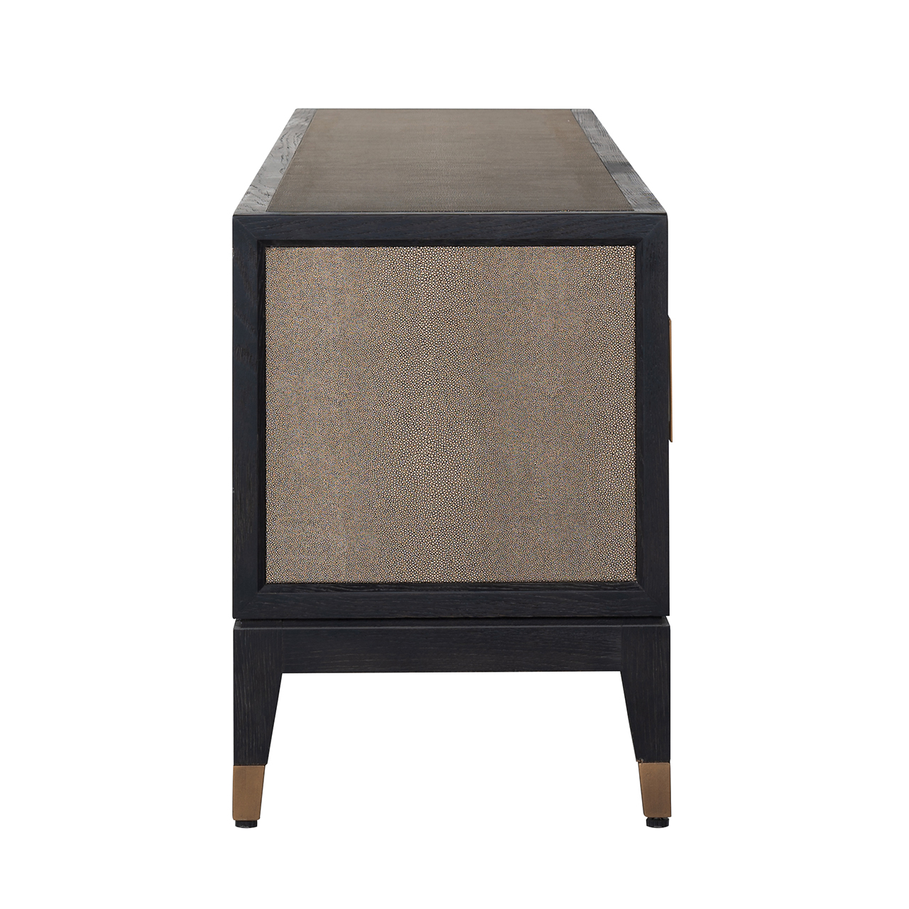 TV-meubel Bloomville shagreen messing - Afbeelding 2