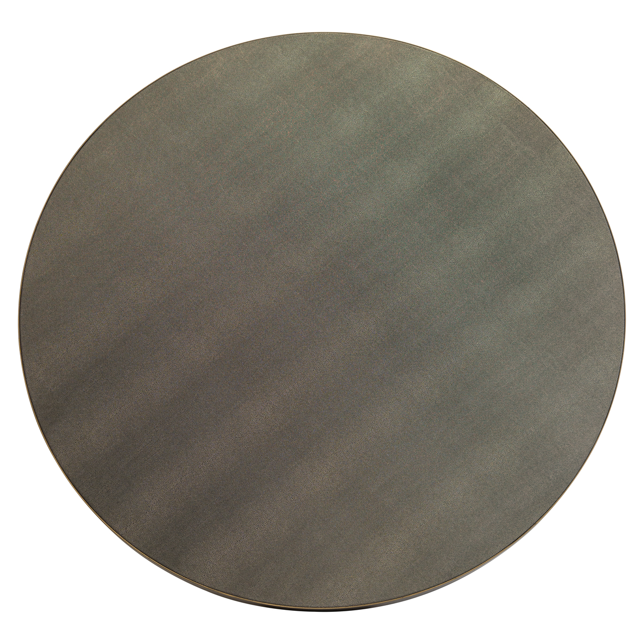 Eetkamertafel Bloomville shagreen incl. top messing glas Ø140 cm - Afbeelding 4