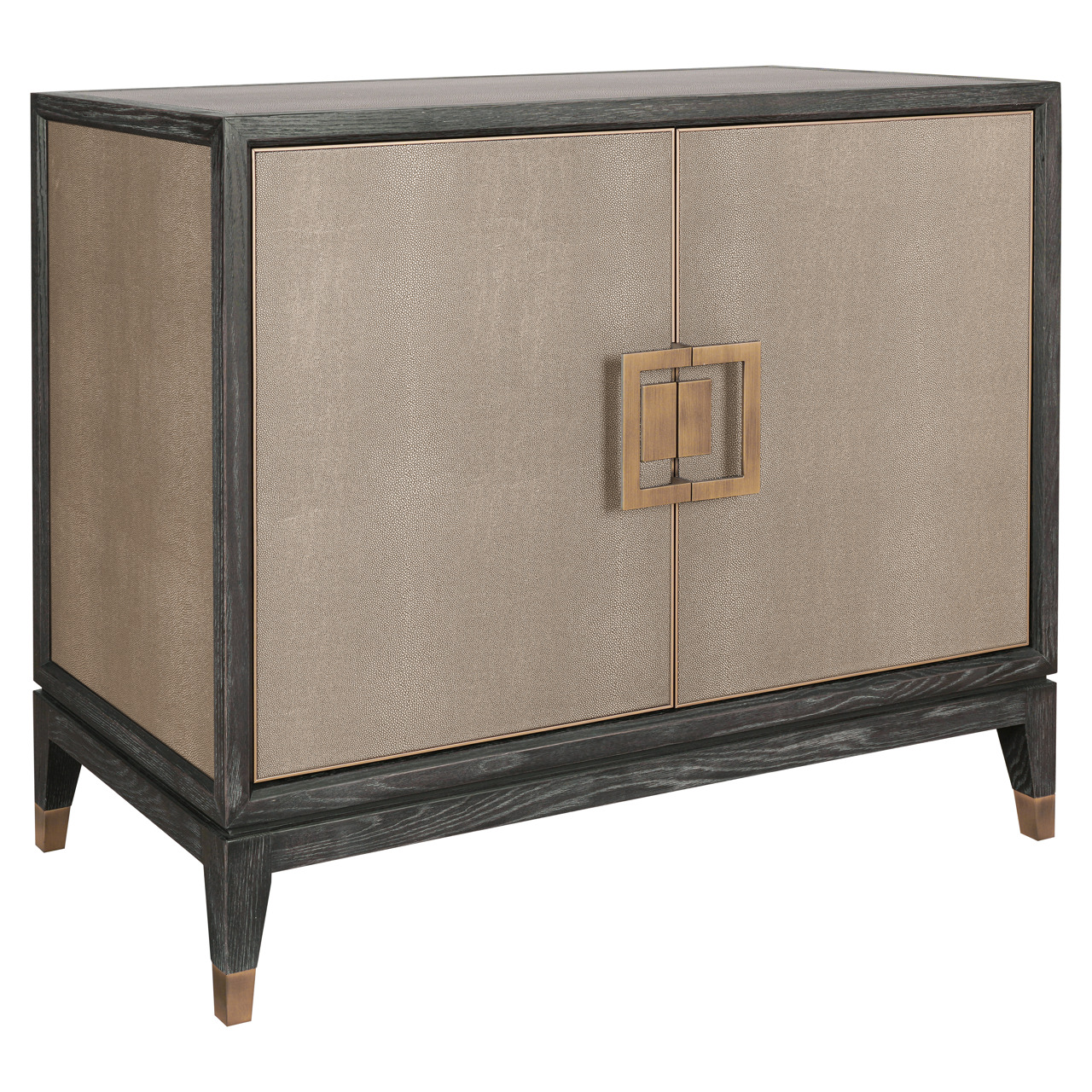 Dressoir Bloomville shagreen messing