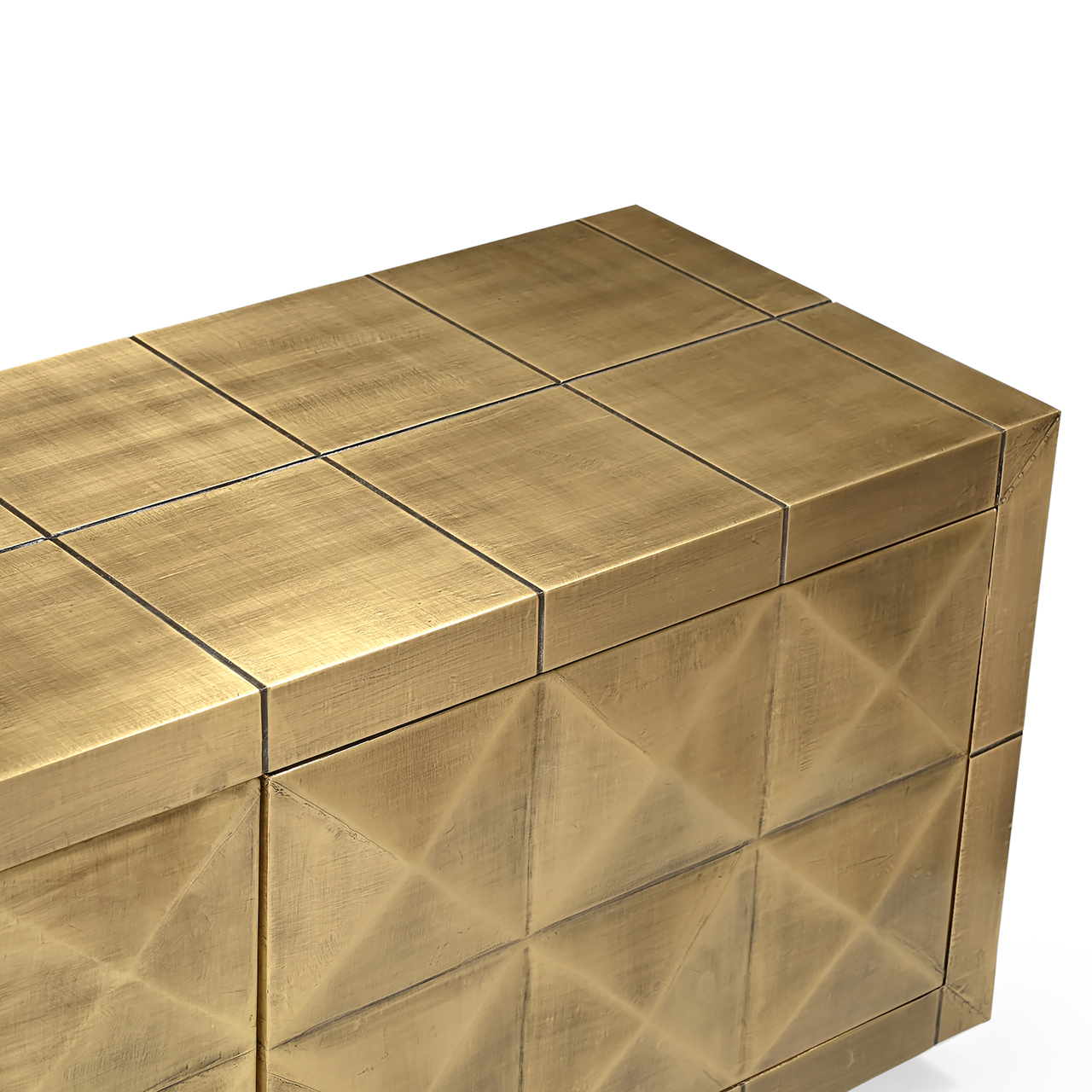 TV-meubel Collada geborsteld goud - Afbeelding 4
