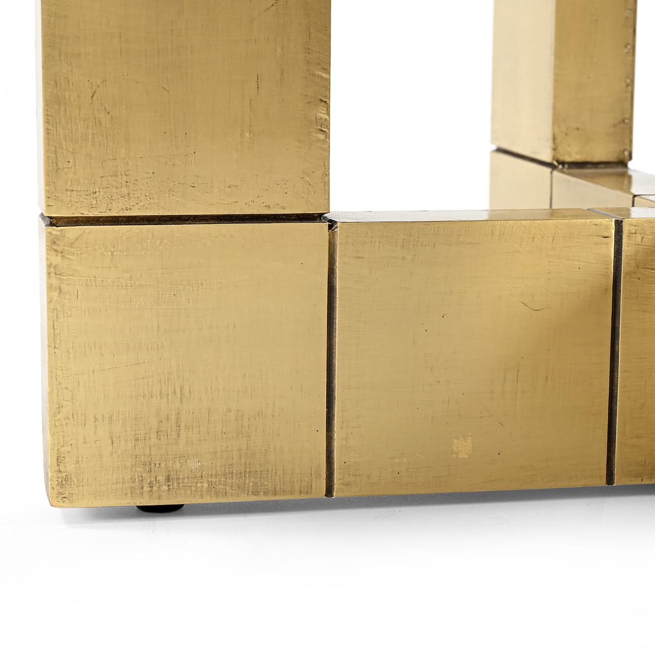 Eetkamertafel Collada zwart/goud Ø130 cm - Afbeelding 5