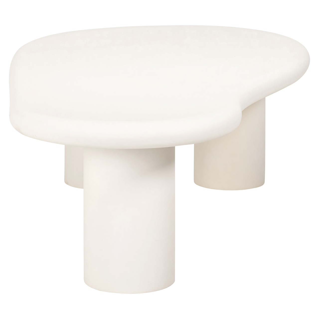 Salontafel Bloomstone wit 160x80 cm - Afbeelding 2