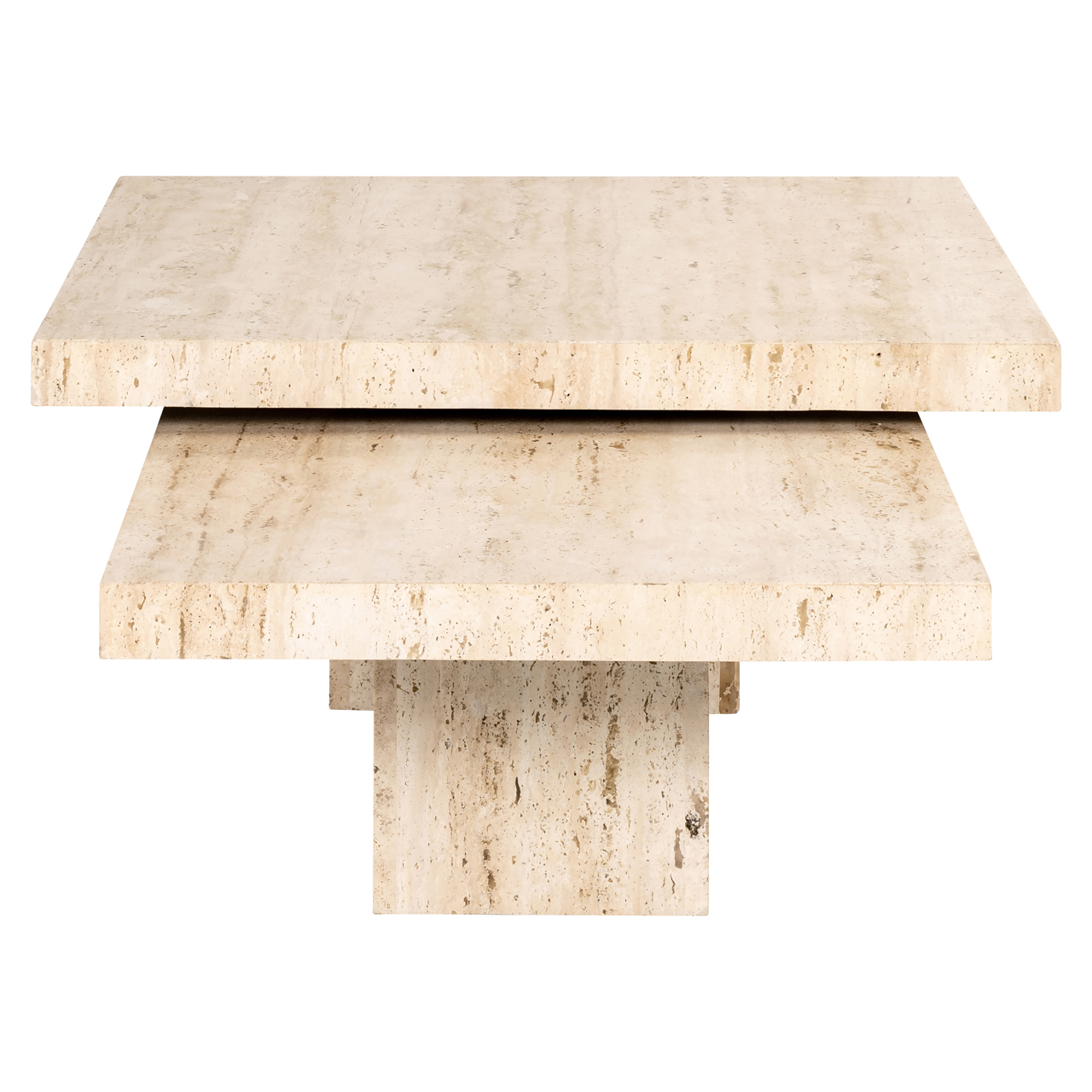 Salontafel La Cantera beige set van 2 - Afbeelding 2