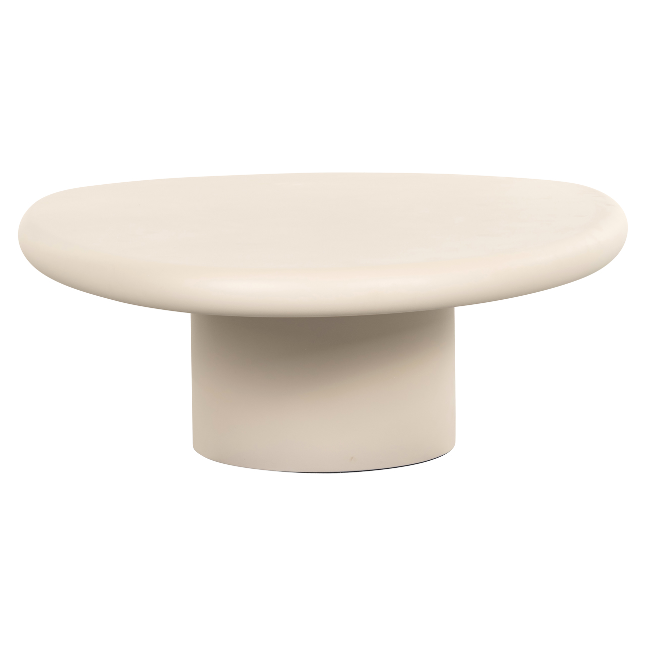 Salontafel Clayton beige 110x90 cm - Afbeelding 2