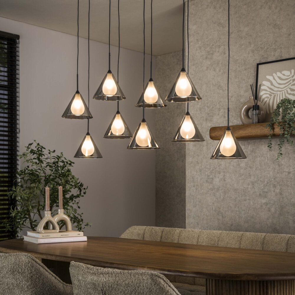 Hanglamp Conic 5+4L