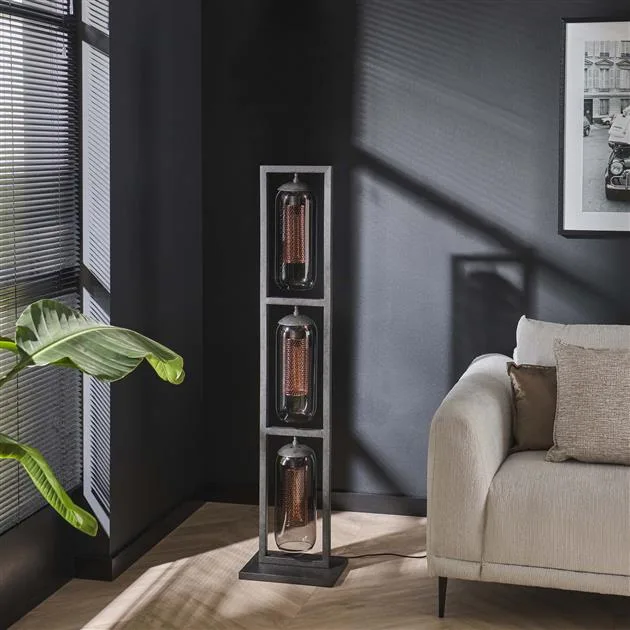 Vloerlamp Smoke Mesh 3L - Afbeelding 5