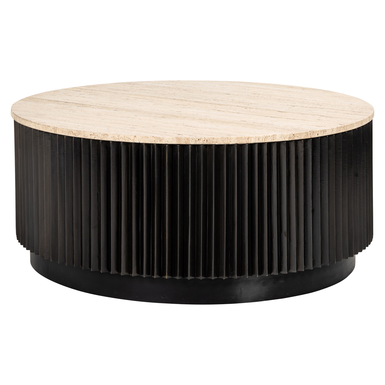 Salontafel Hampton donkerbruin Ø90 cm