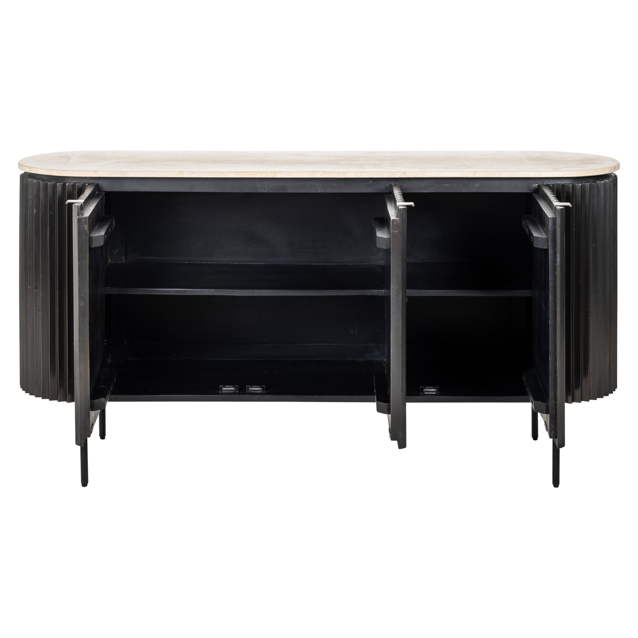 Dressoir Hampton donkerbruin - Afbeelding 4