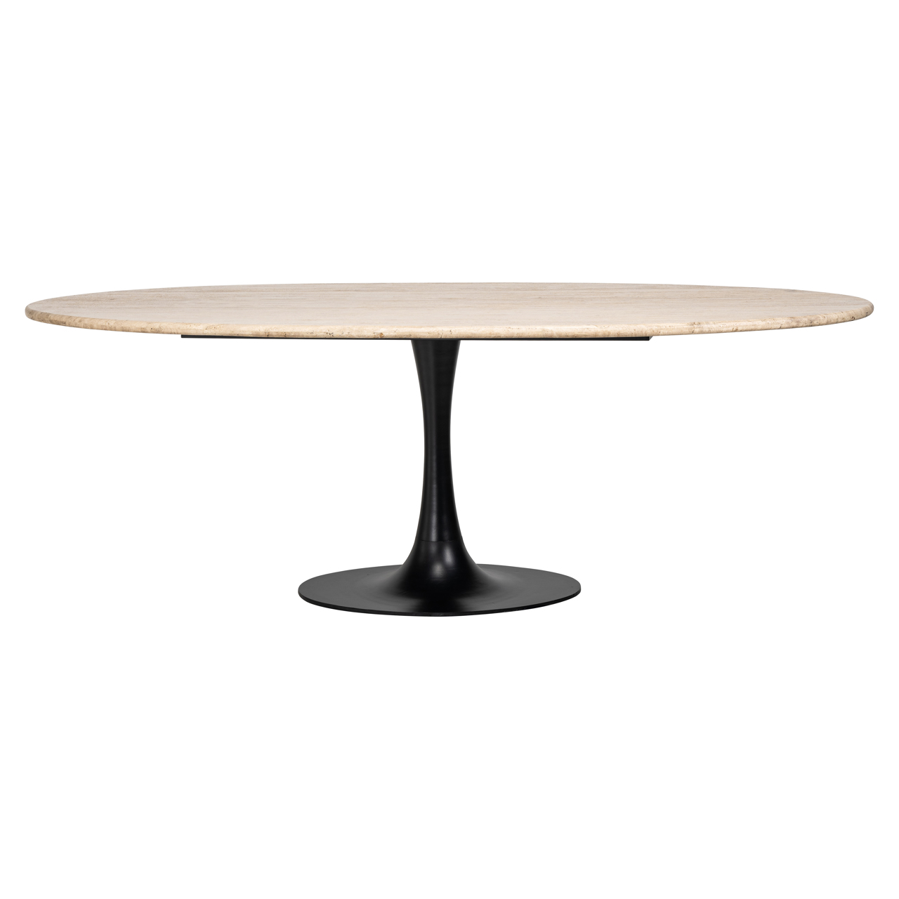 Eetkamertafel Hampton ovaal zwart 230 cm - Afbeelding 3