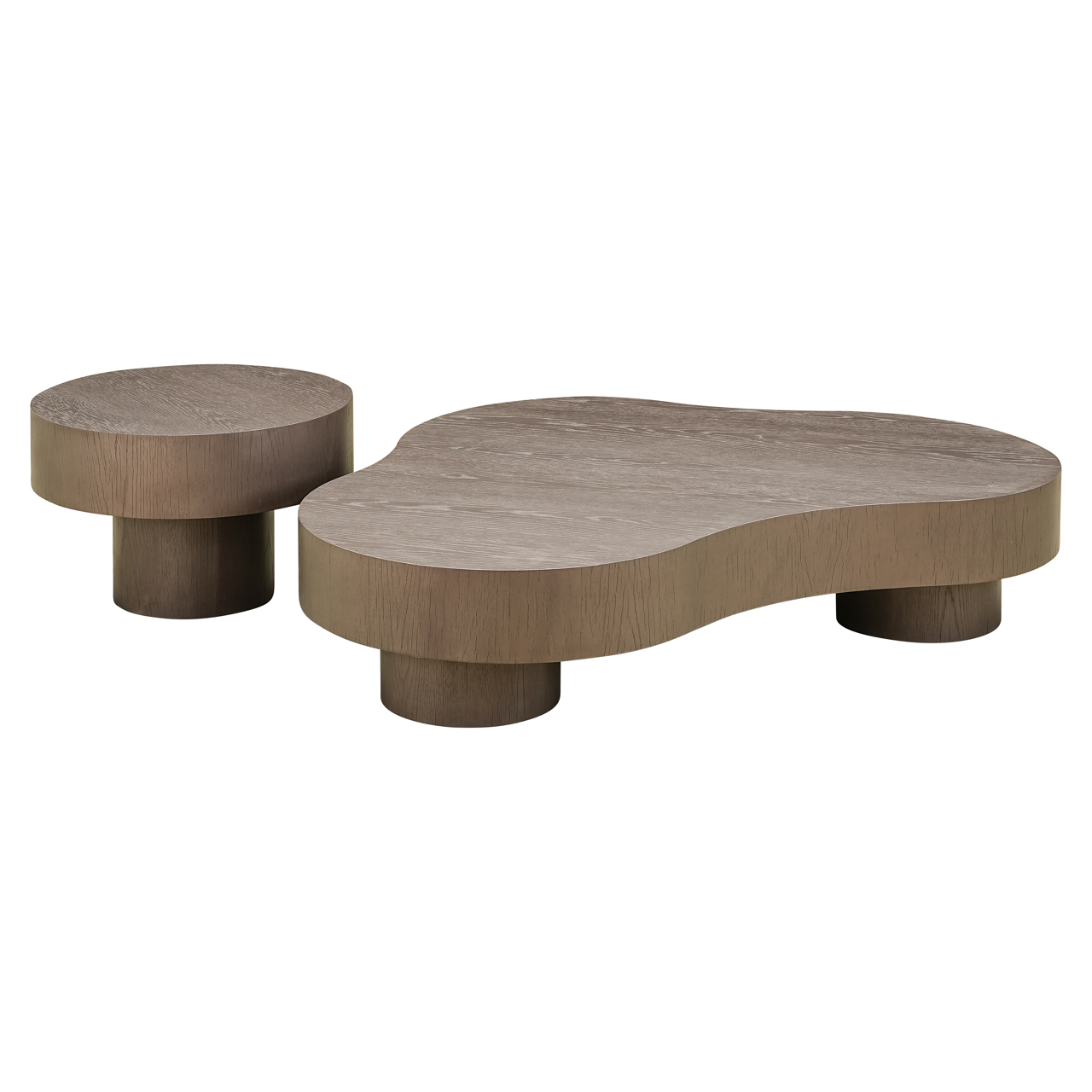 Salontafel Bogor brons set van 2