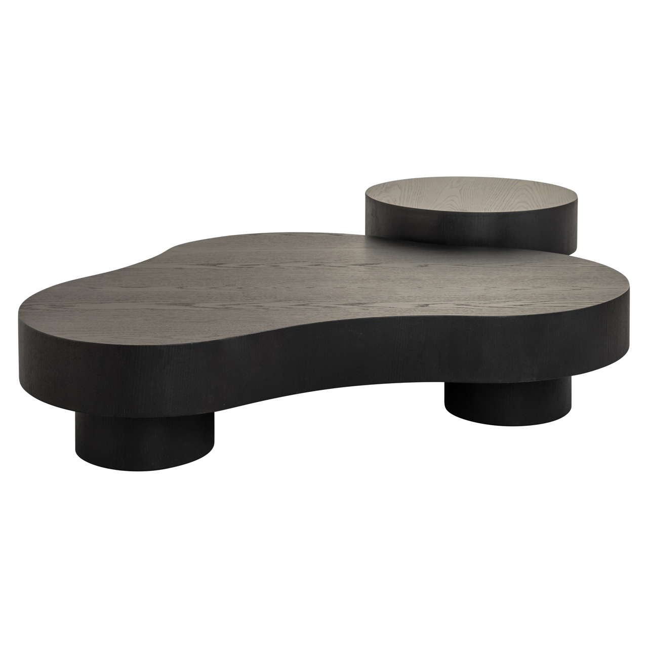 Salontafel Bogor dark coffee set van 2 - Afbeelding 2