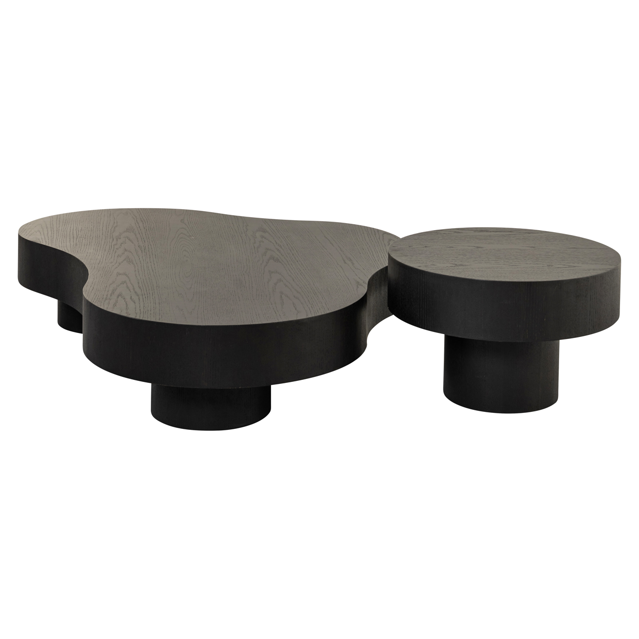 Salontafel Bogor dark coffee set van 2 - Afbeelding 3