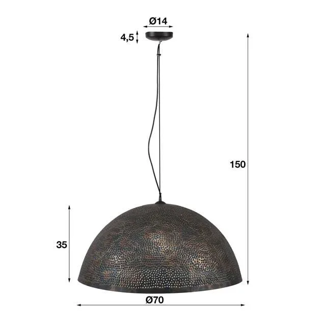 Hanglamp Punch 1L Ø70 - Afbeelding 9