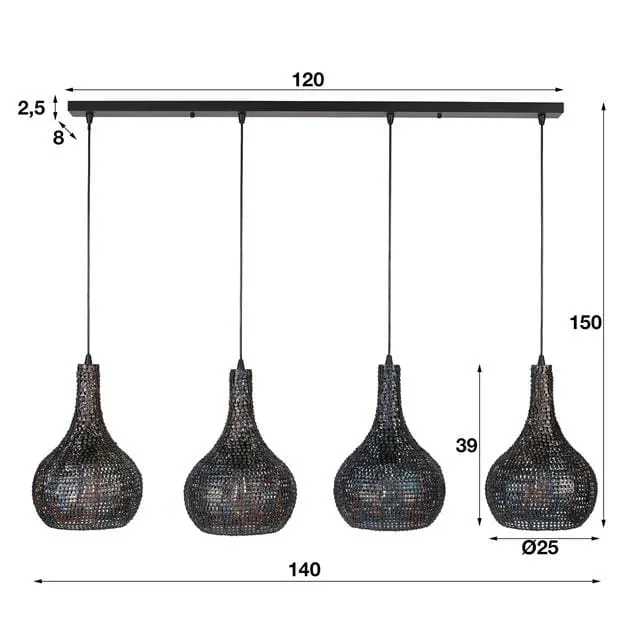 Hanglamp Armor Cone 4L - Afbeelding 8