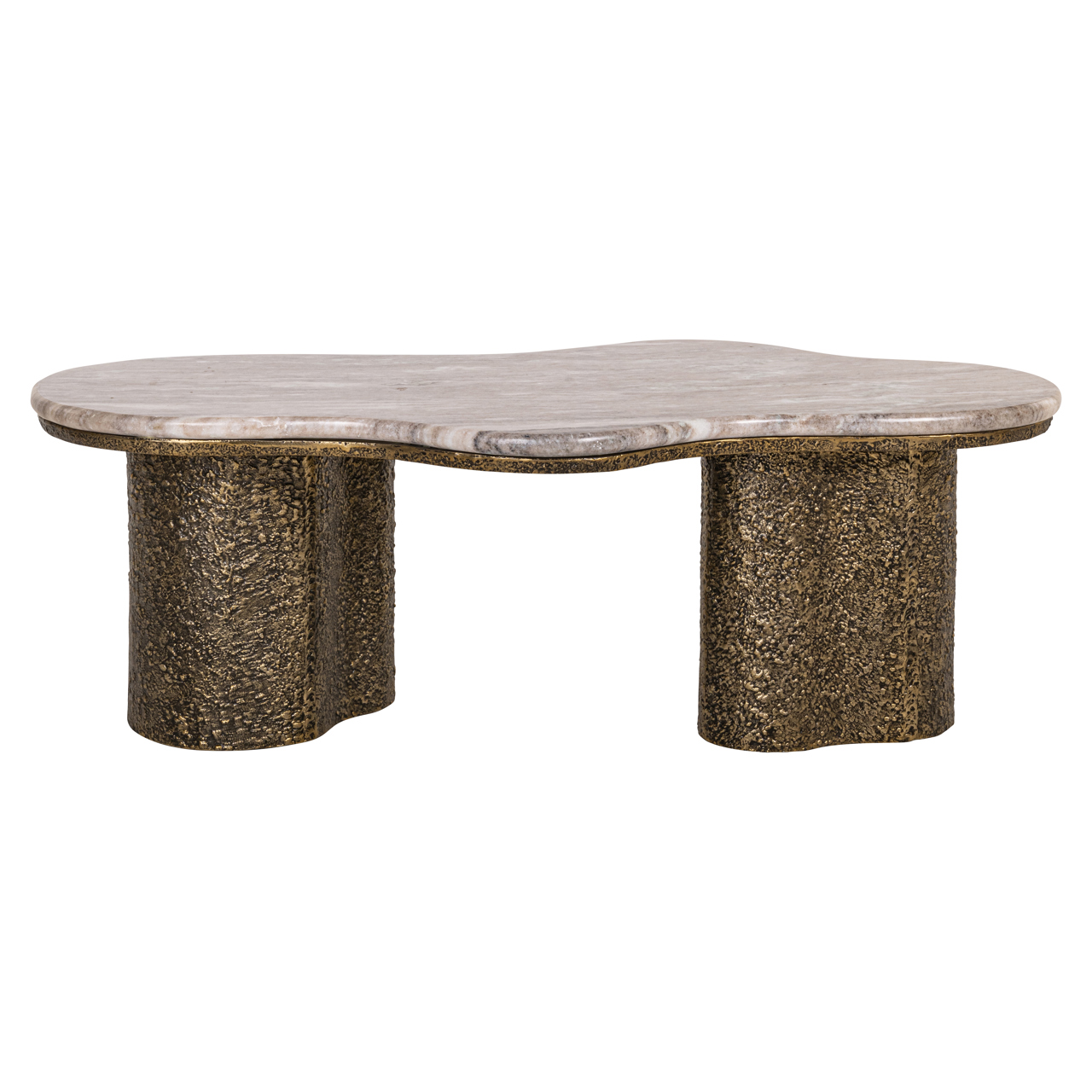 Salontafel Abandos antiek messing - Afbeelding 2