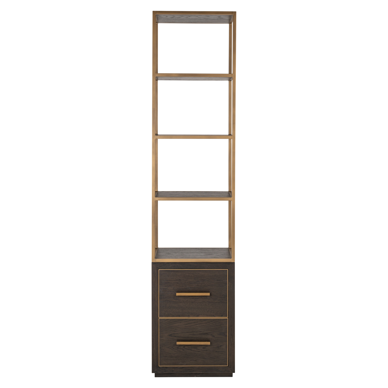 Wandkast Carter 2-drawers small bruin - Afbeelding 3