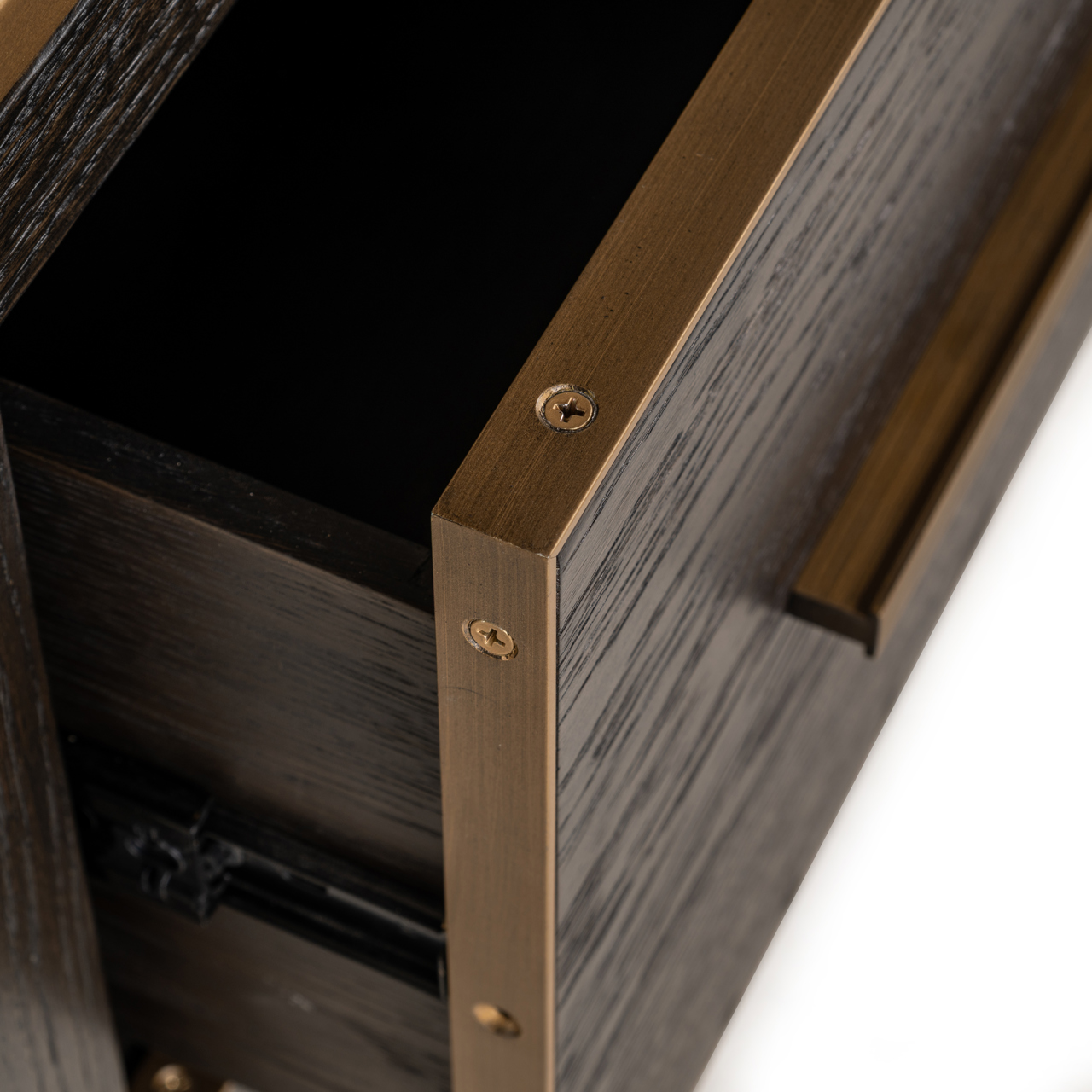 Wandkast Carter 2-drawers small bruin - Afbeelding 7