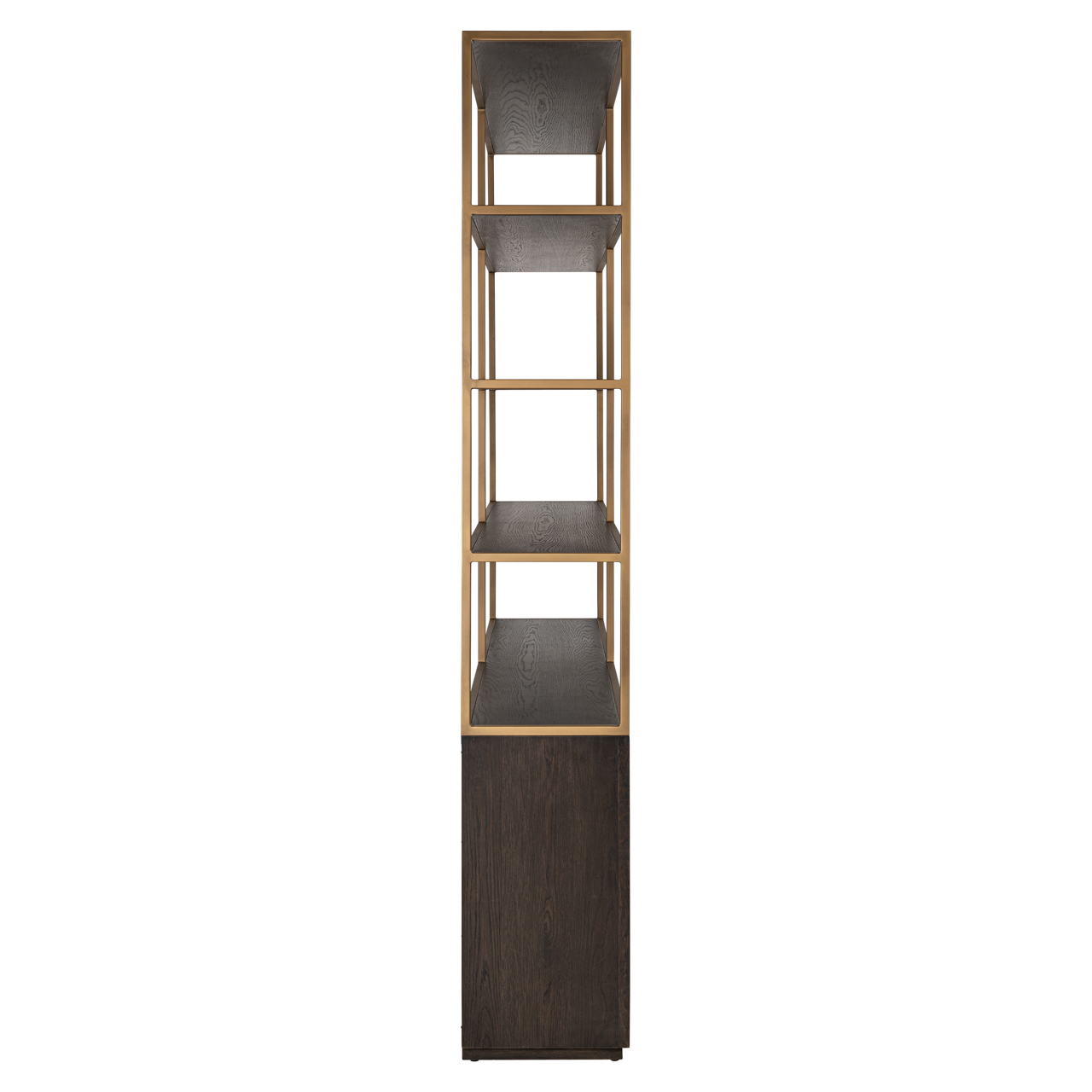 Wandkast Carter large 4-deurs bruin - Afbeelding 4