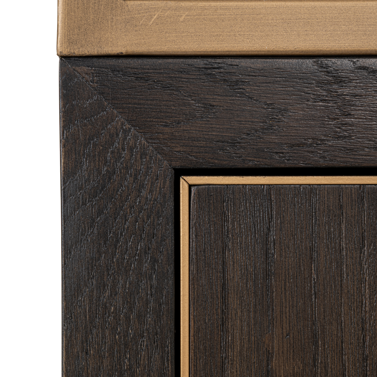 Wandkast Carter large 4-deurs bruin - Afbeelding 6