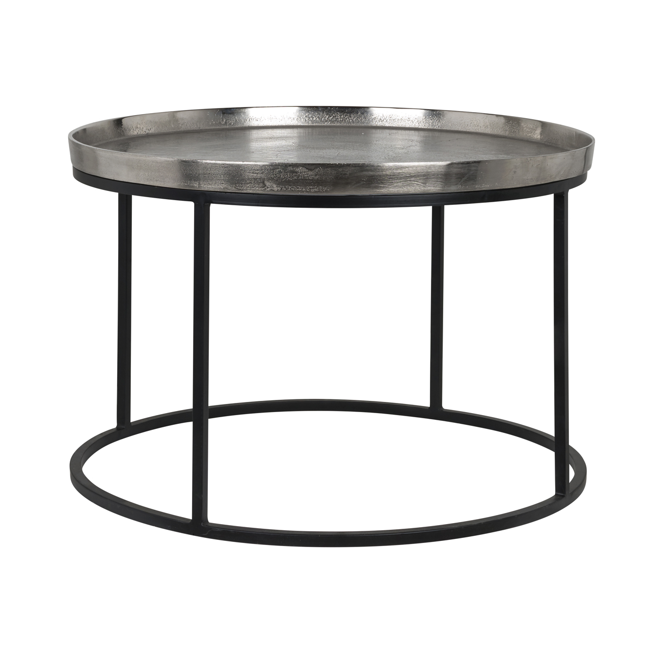 Salontafel Lyam silver 70Ø