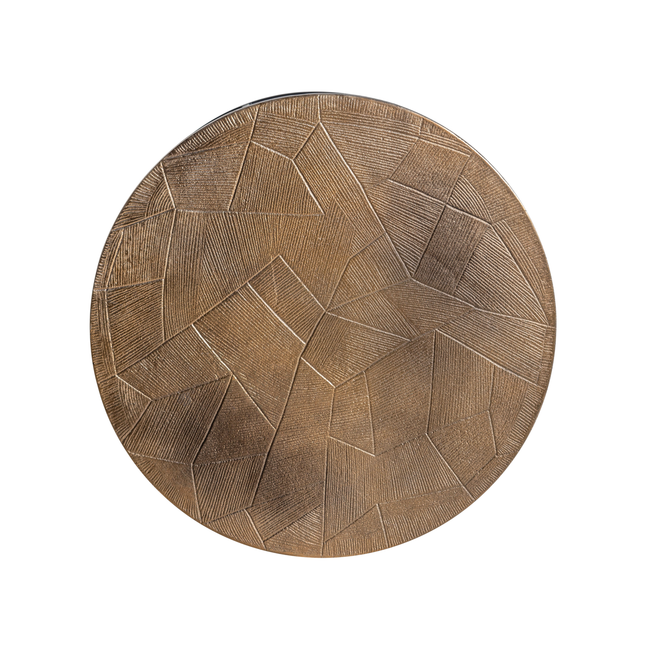 Salontafel Tulum geborsteld goud set van 2 - Afbeelding 4