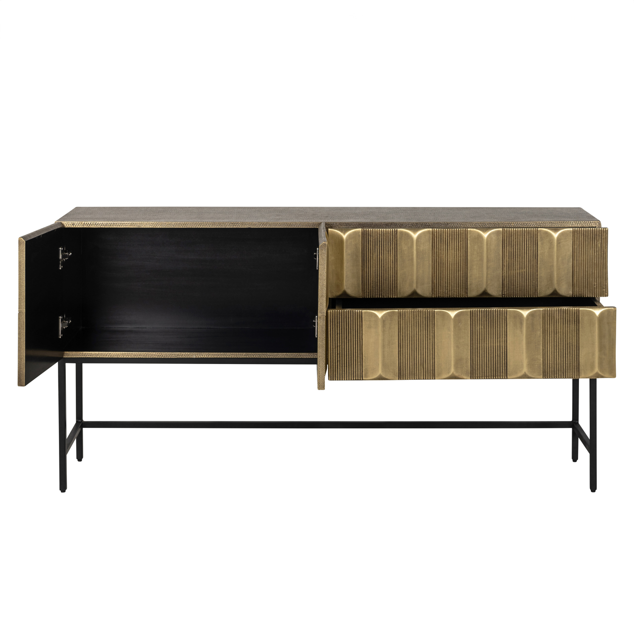 Dressoir Jaxx black/gold - Afbeelding 5