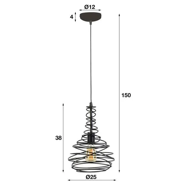 Hanglamp Spinn 1L - Afbeelding 3