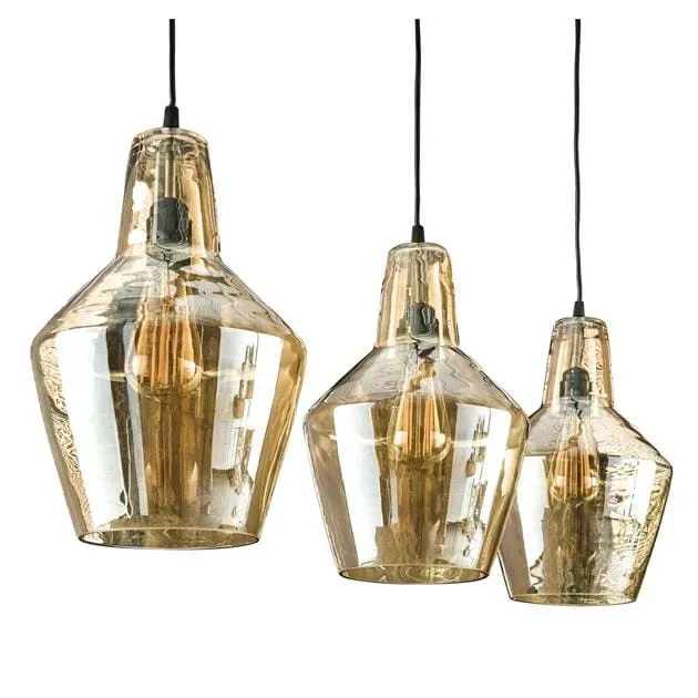 Hanglamp Glass Cone 3L - Afbeelding 3