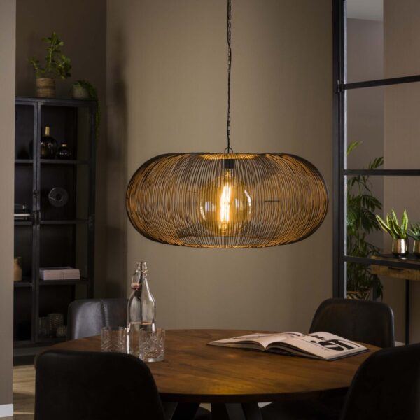 8376_31Z_1 Hanglamp Copper Twist 1L Ø70
